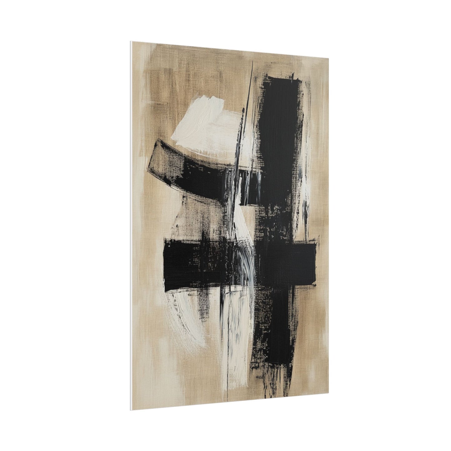 Muted Elegance - Minimalist Abstract Art Print