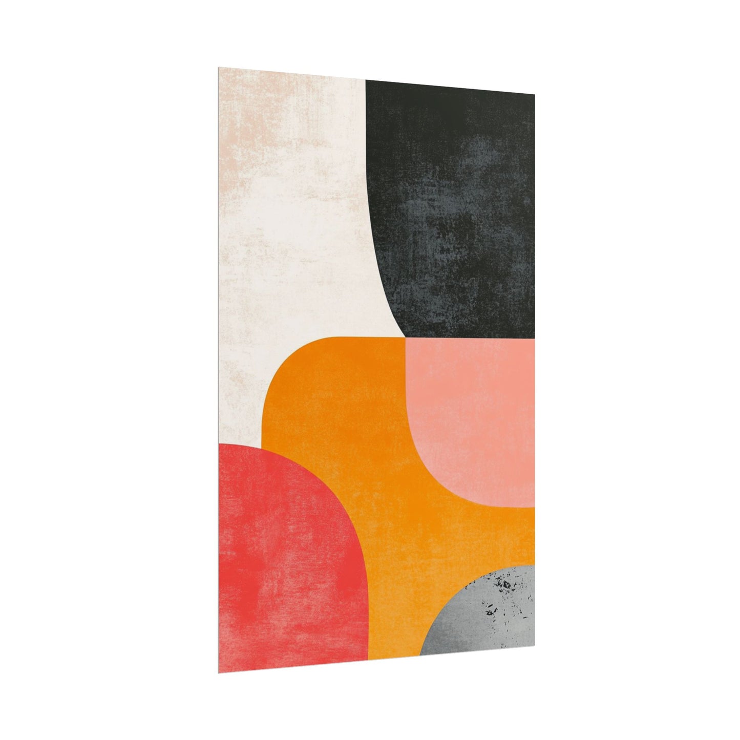 Retro Blocks - Mid-Century Modern Abstract Art Print