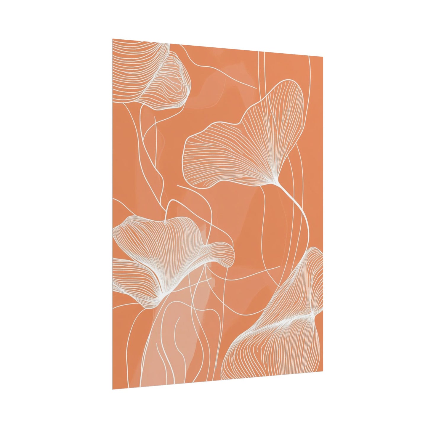 Serene Petals - Modern Abstract Art Print