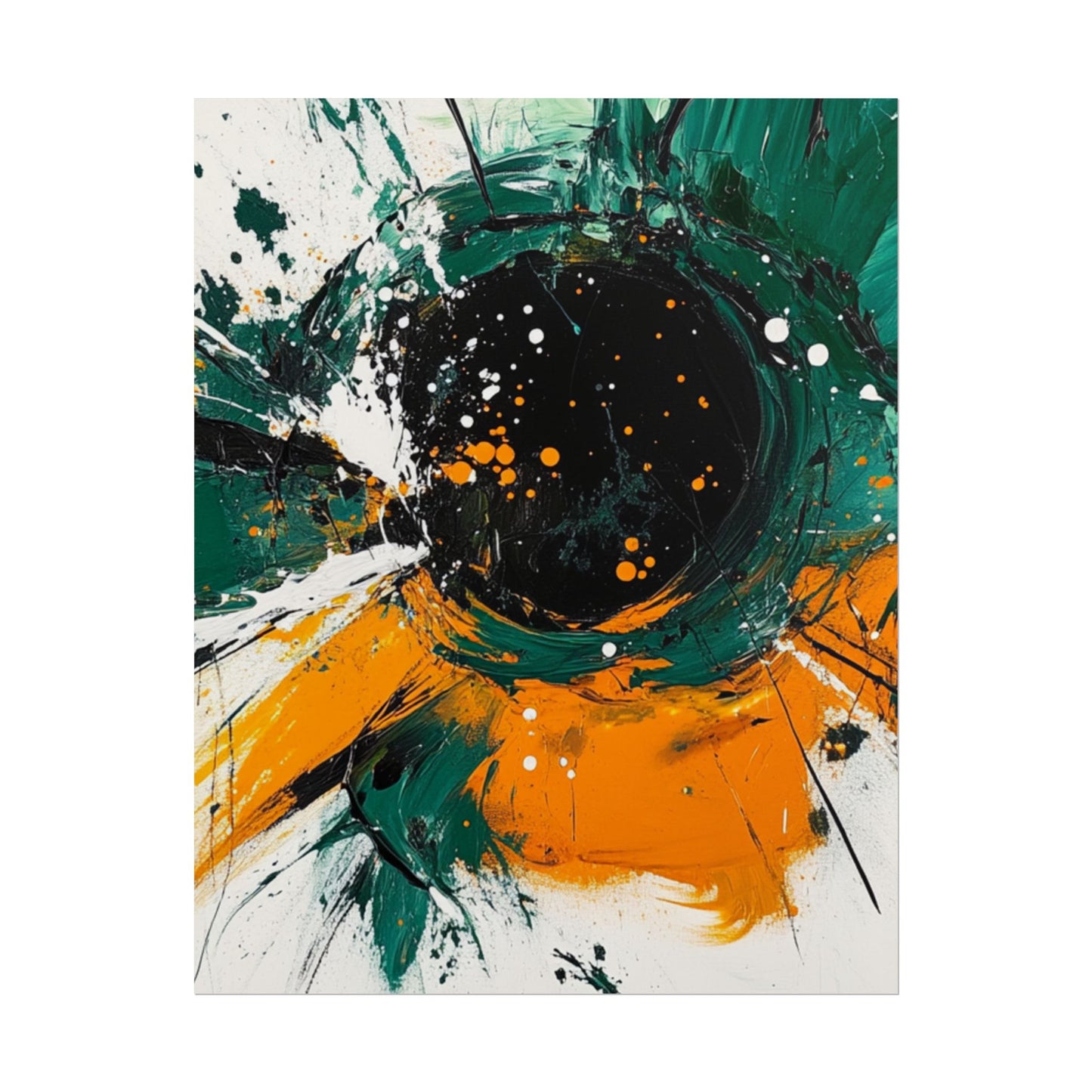 Vortex of Vibrance - Abstract Energy Art Print