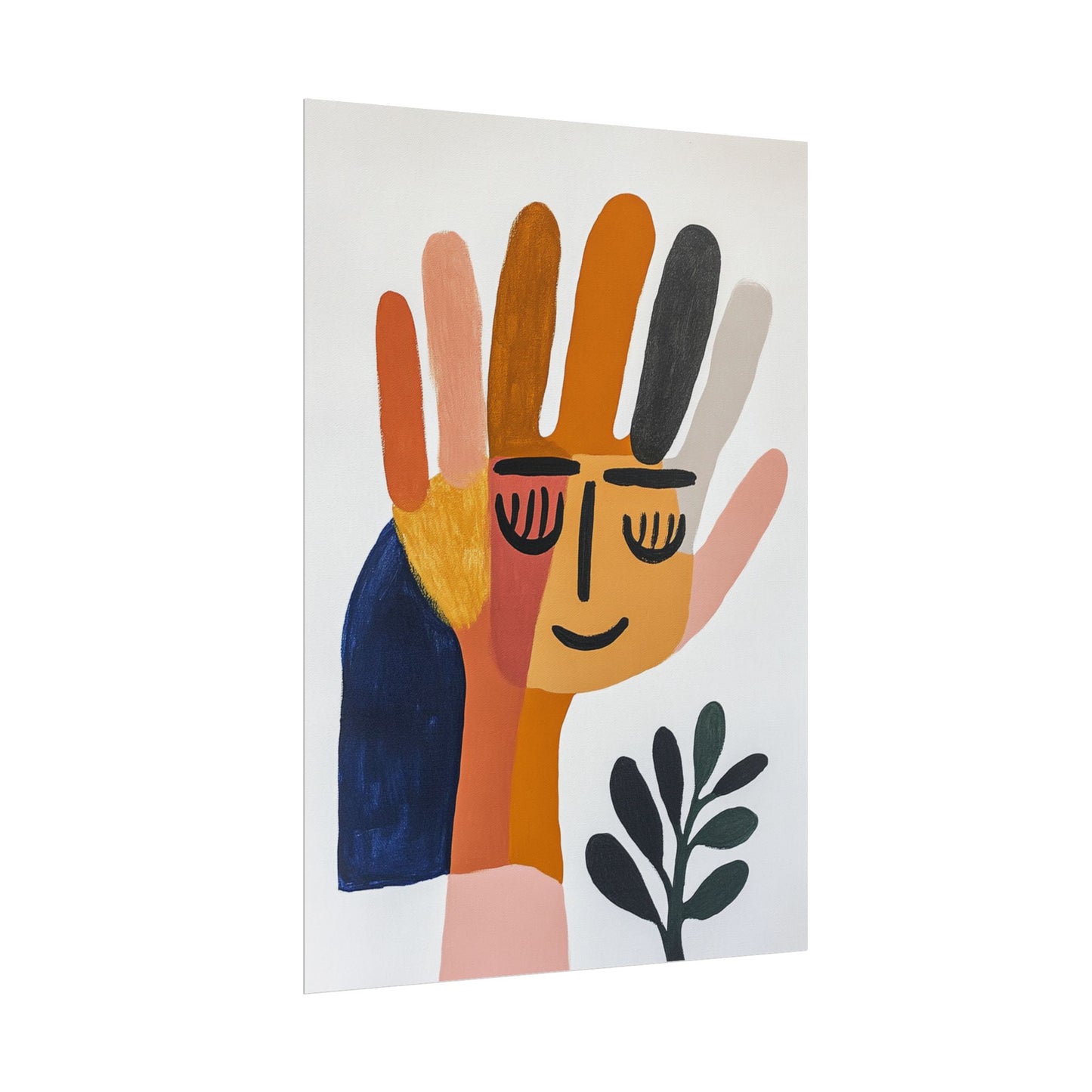 Joyful Hand - Playful Abstract Art Print