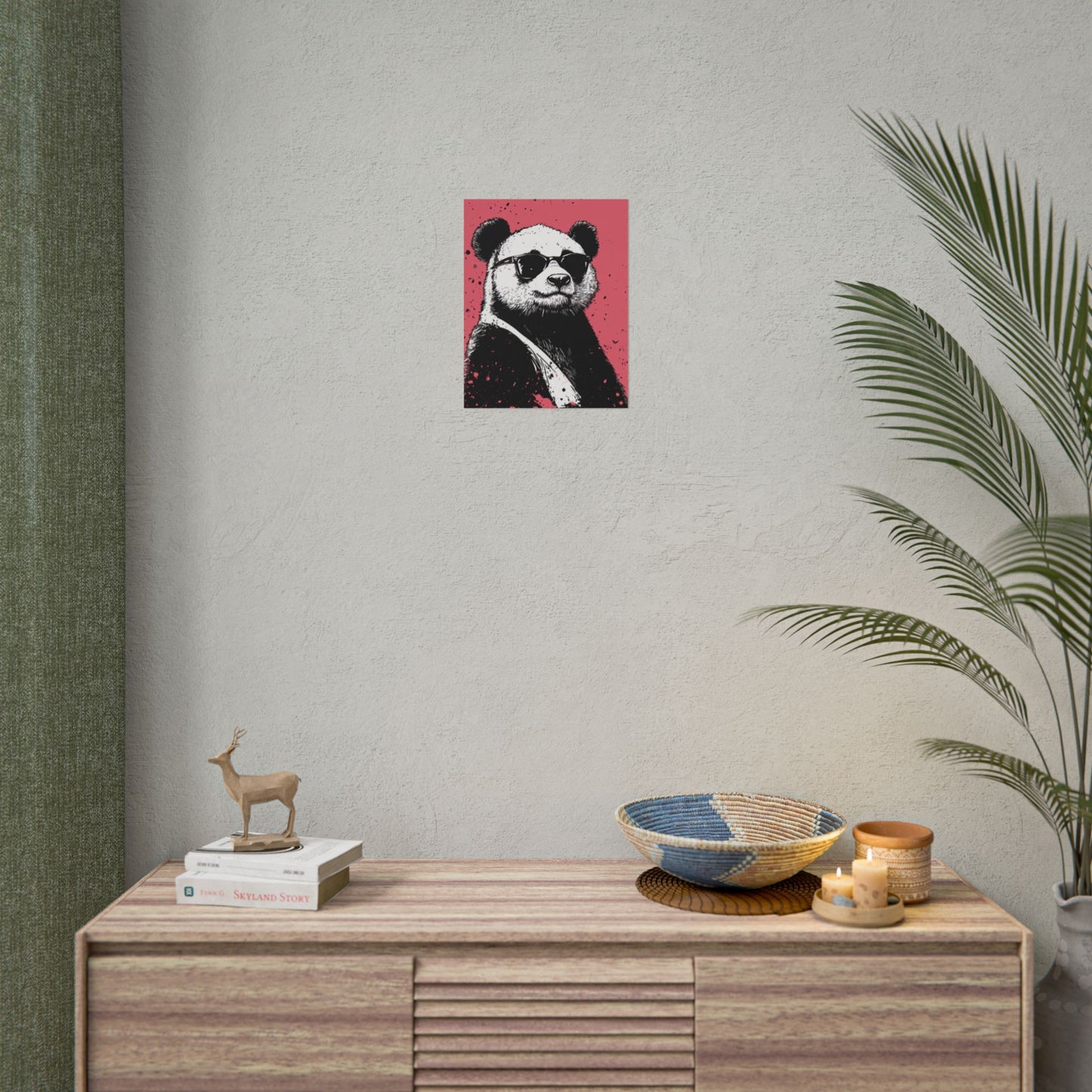 Cool Panda - Street Style Abstract Art Print