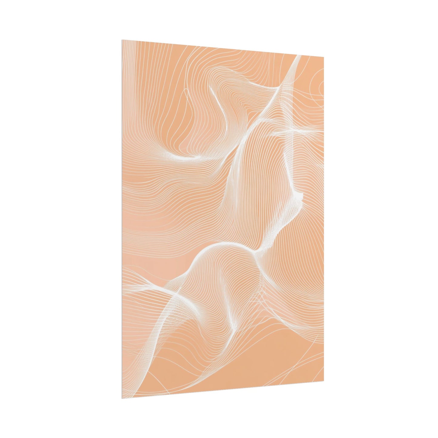 Ethereal Waves - Minimalist Abstract Art Print