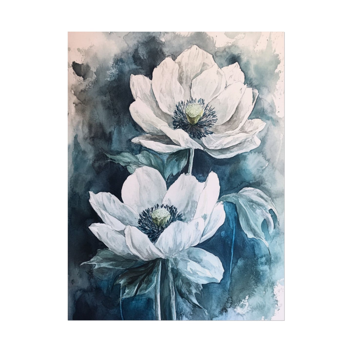 Ethereal Blooms - Abstract Floral Art in Soft Tones