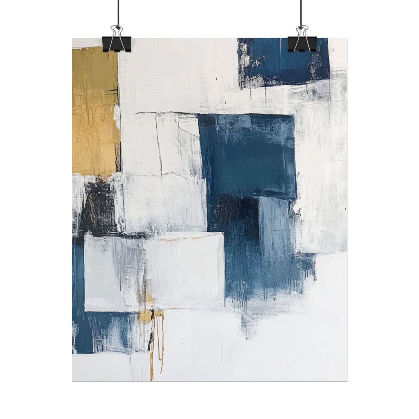 Echoes of Silence Abstract Modern Art Print