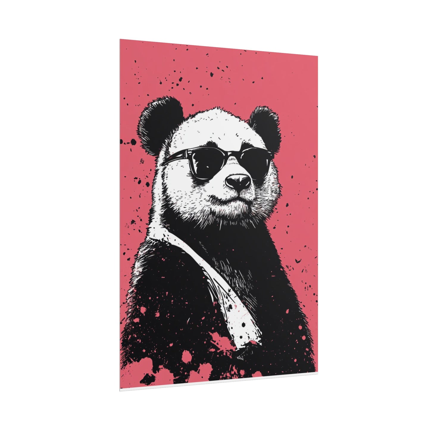 Cool Panda - Street Style Abstract Art Print