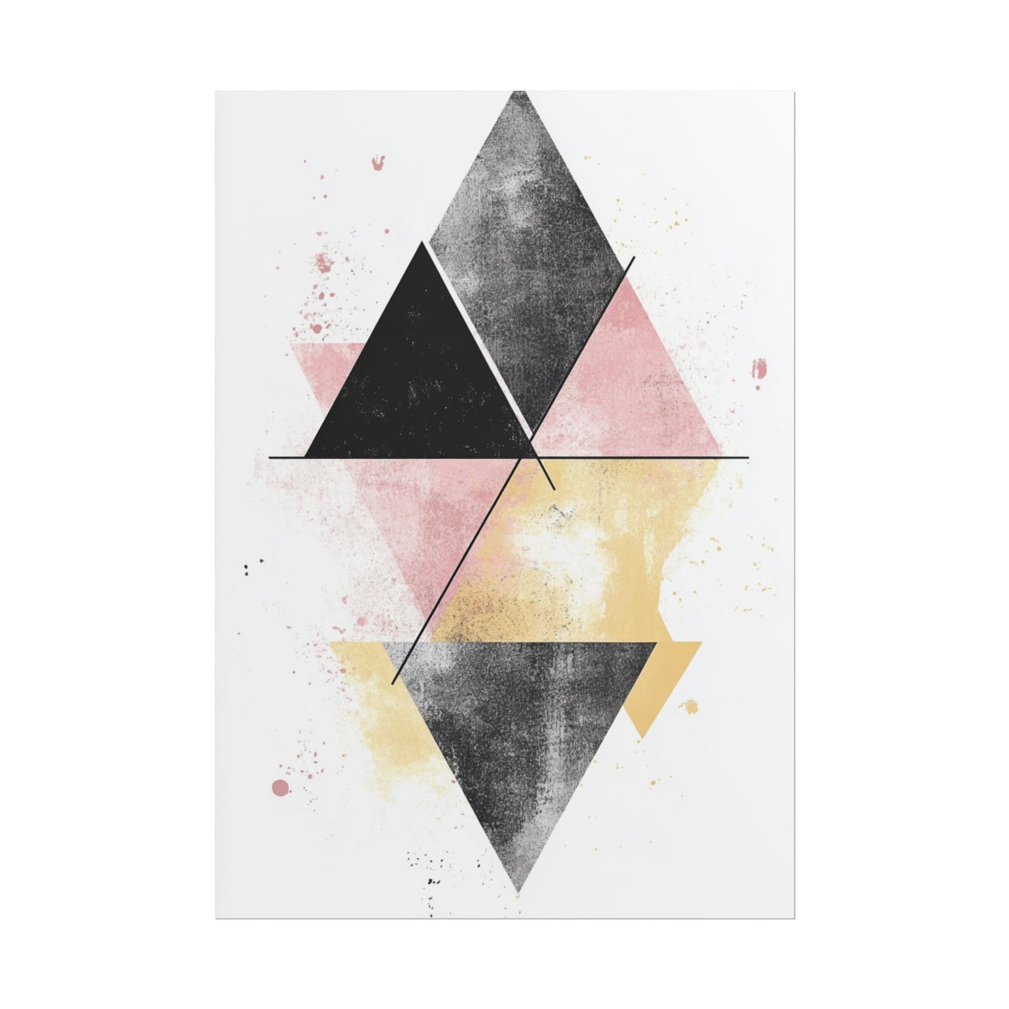 Geometric Symmetry - Abstract Art Print