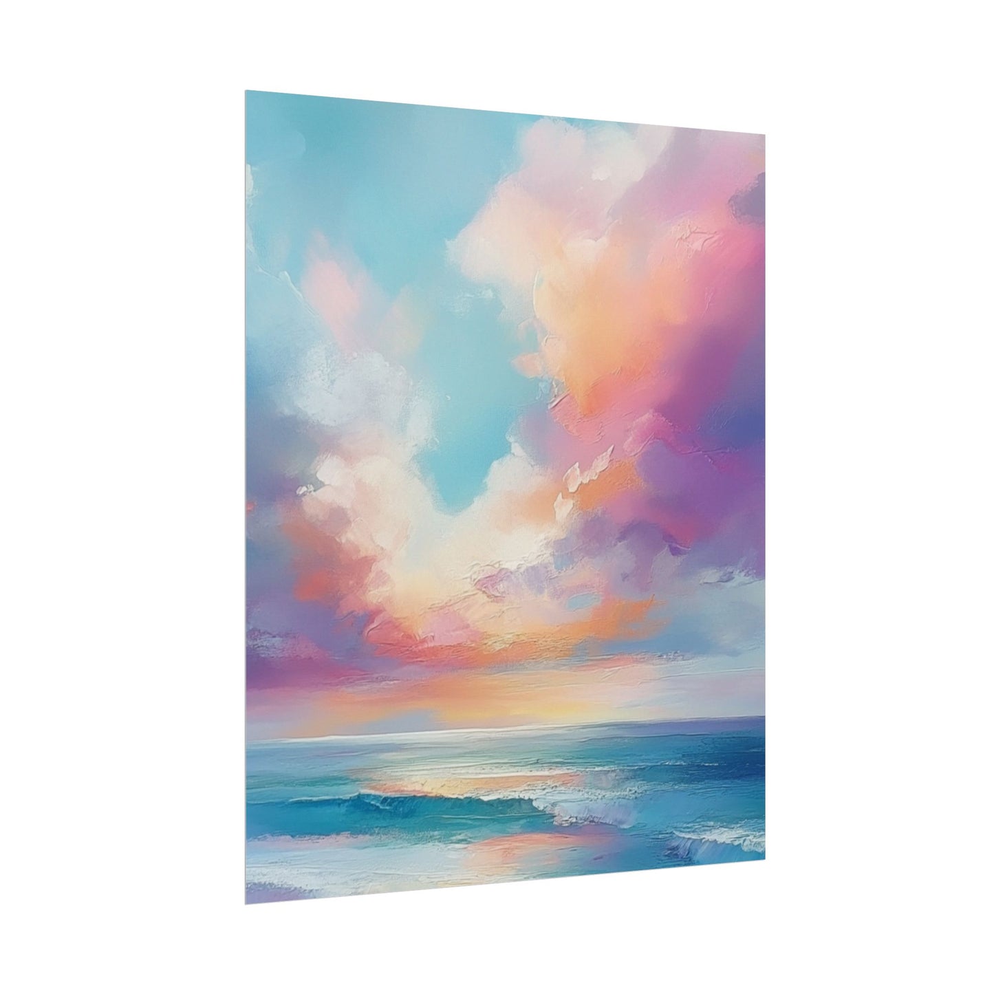 Serenity in Colour - Abstract Sky and Sea Landscape