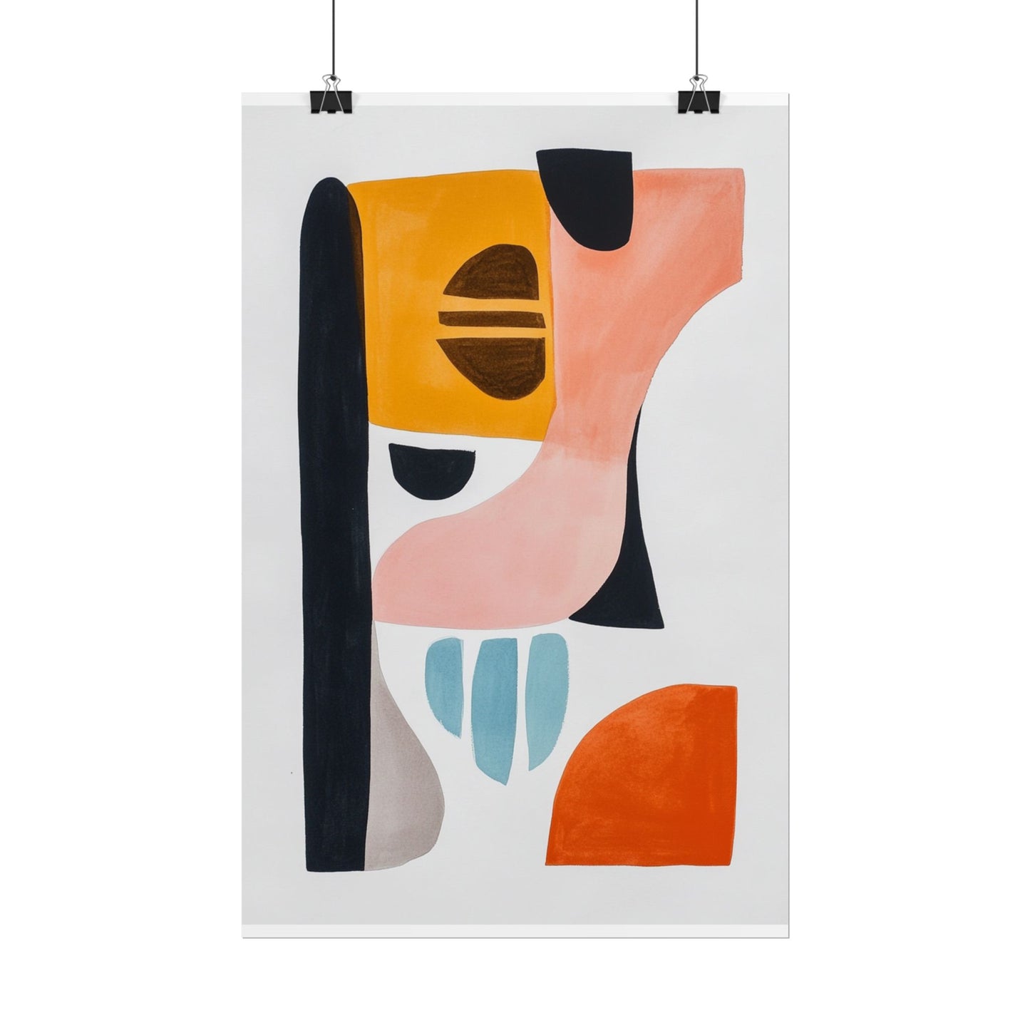 Geometric Harmony - Abstract Modern Art Print