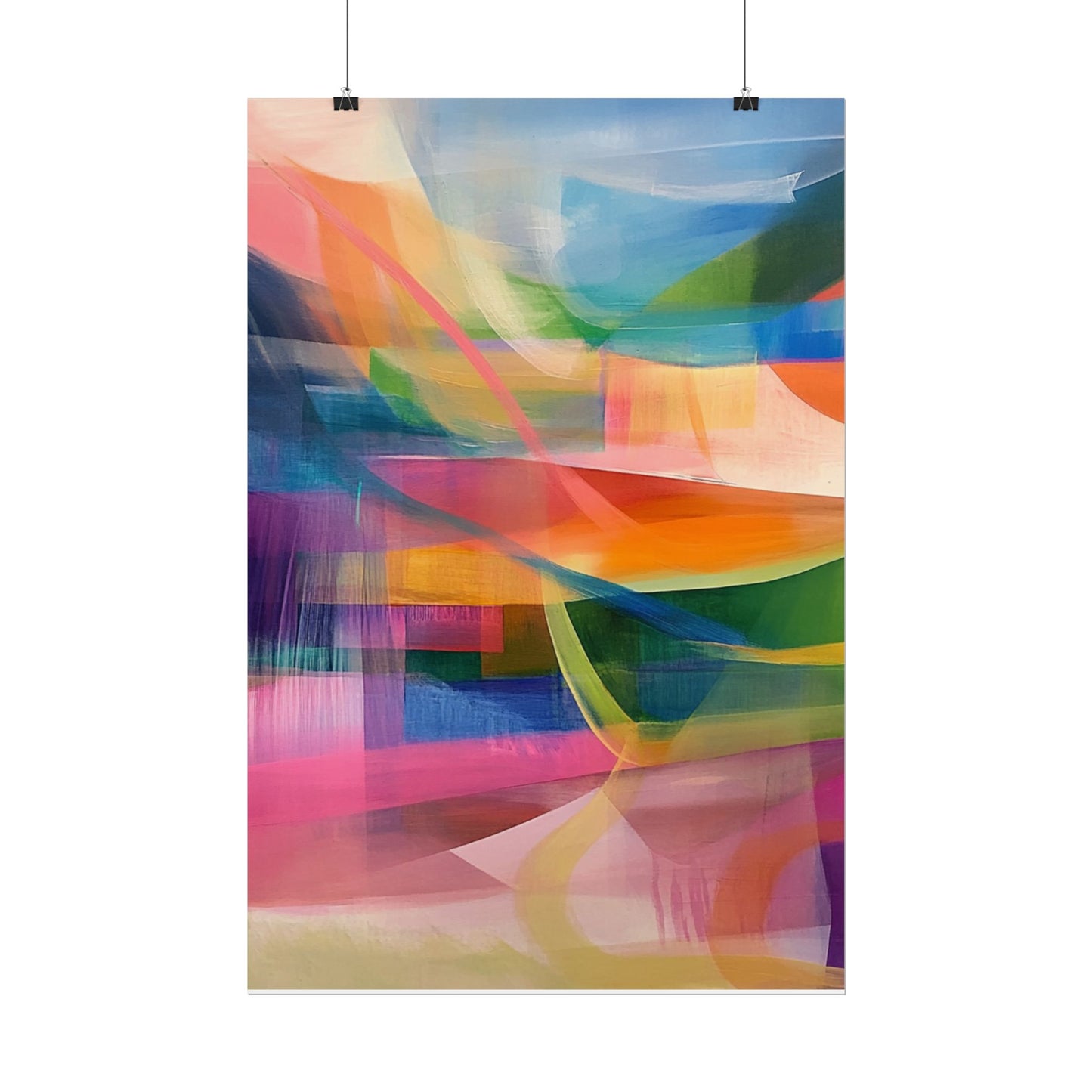 Vibrant Abstract Harmony - Art Print