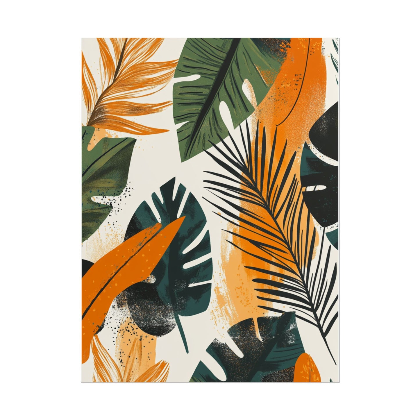 Tropical Fusion - Abstract Botanical Art Print