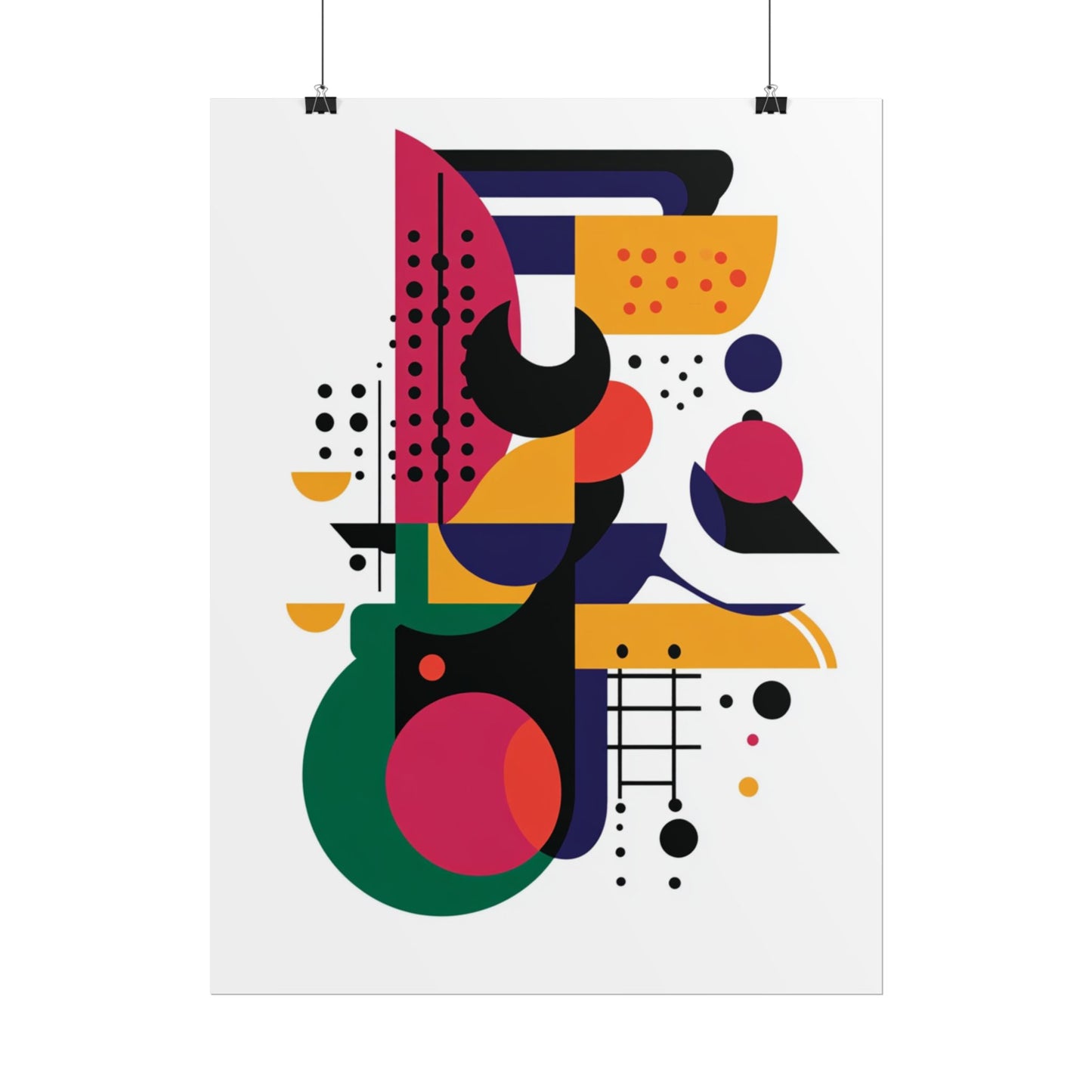 Modern Vibes - Geometric Abstract Art Print