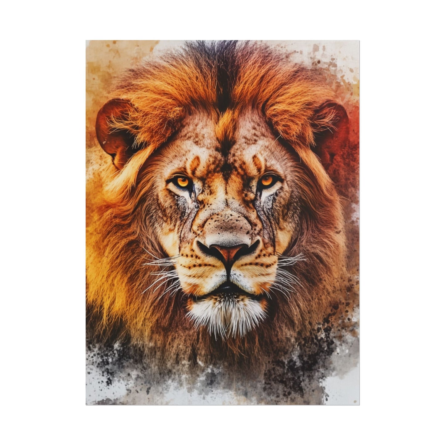 Regal Majesty - Abstract Lion Art Print