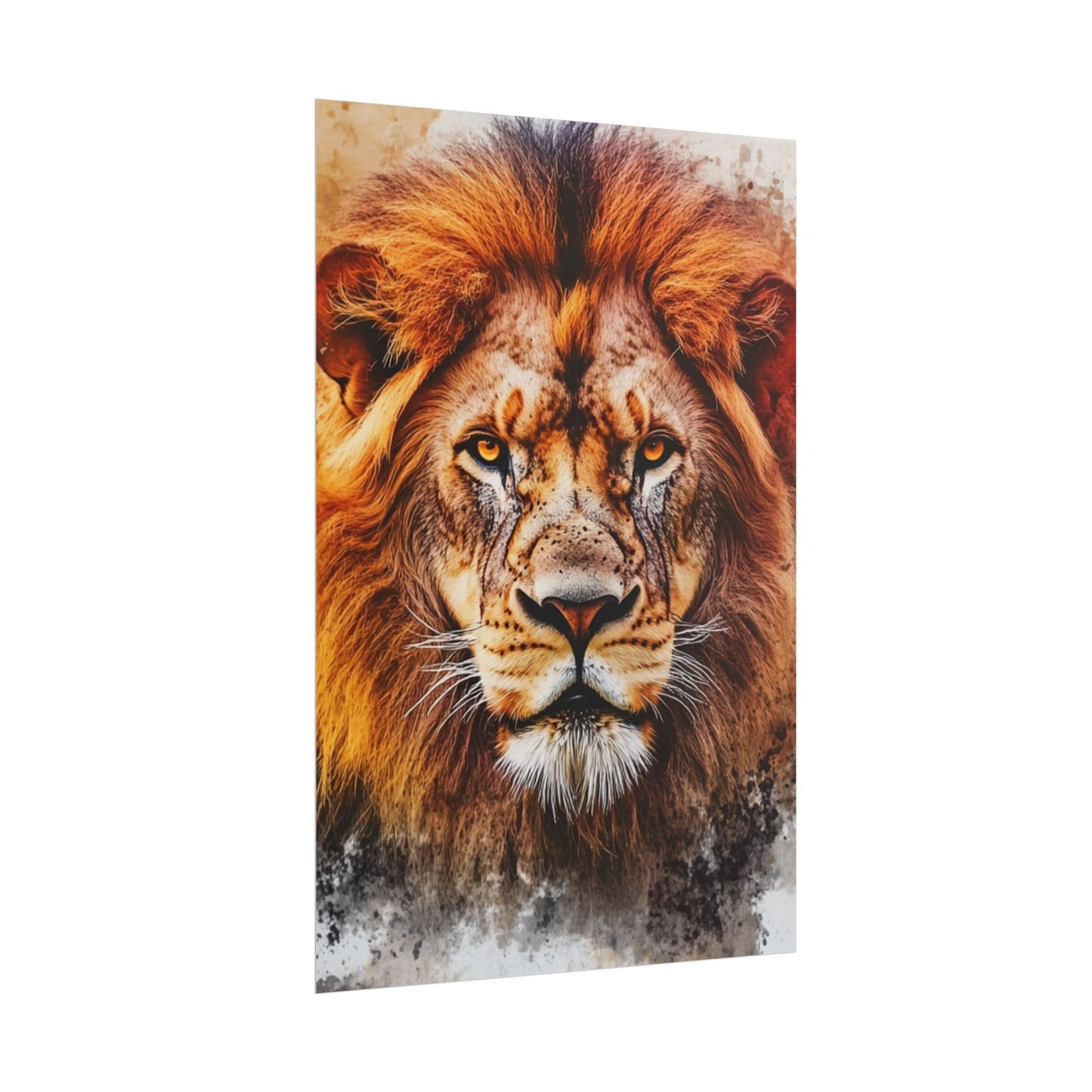 Regal Majesty - Abstract Lion Art Print