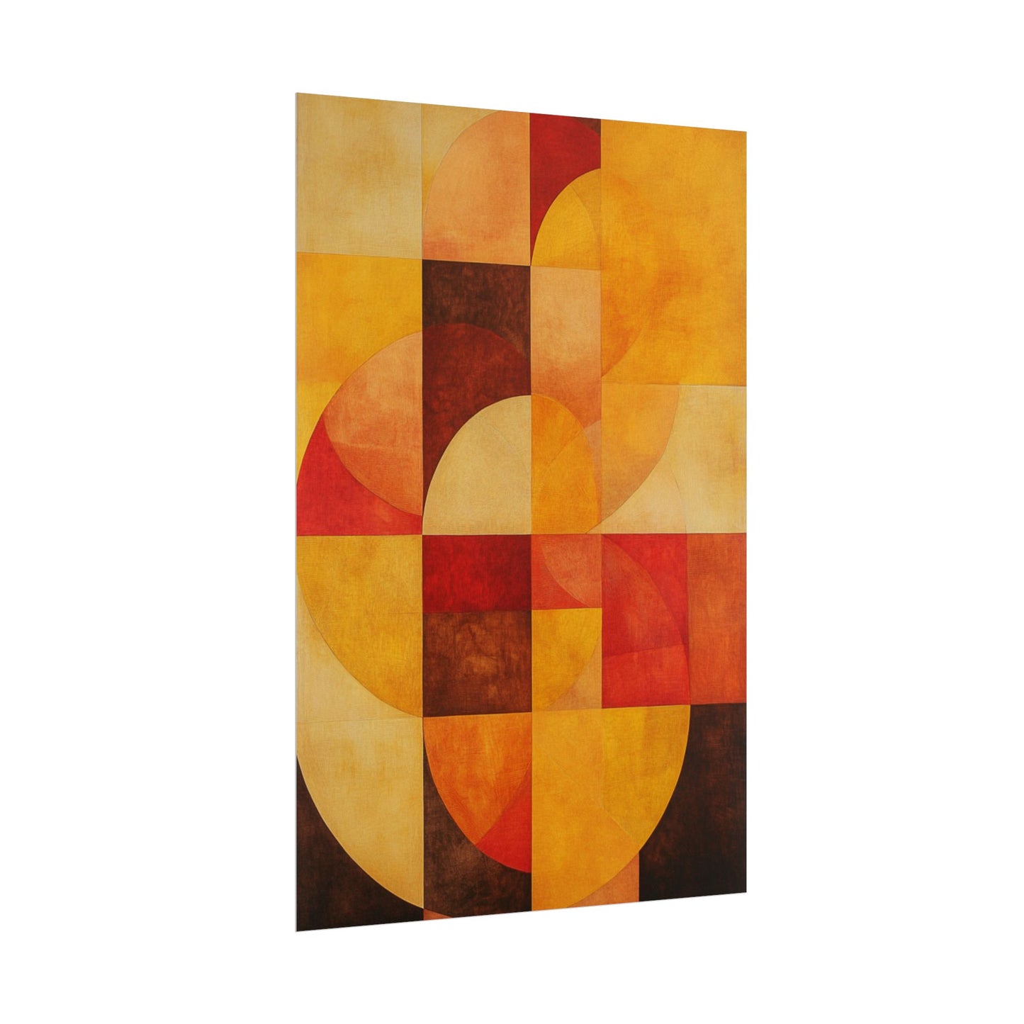 Radiant Harmony - Abstract Geometric Art Print