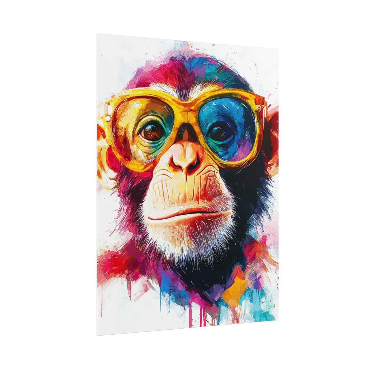 Cool Chimp - Abstract Art with a Splash of Colour