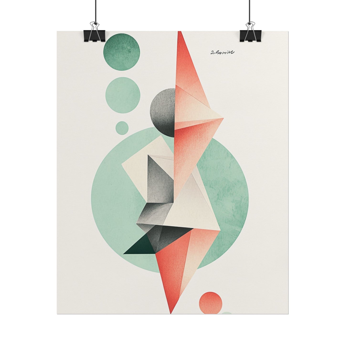 Symmetry in Motion - Geometric Abstract Art Print