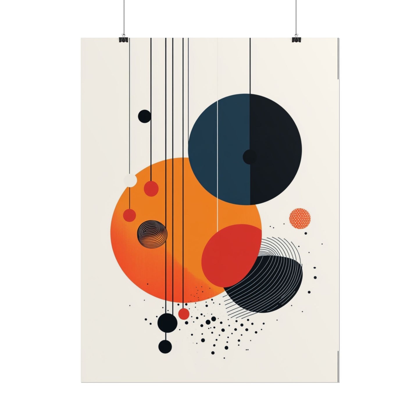 Solar Spheres - Abstract Geometric Art Print