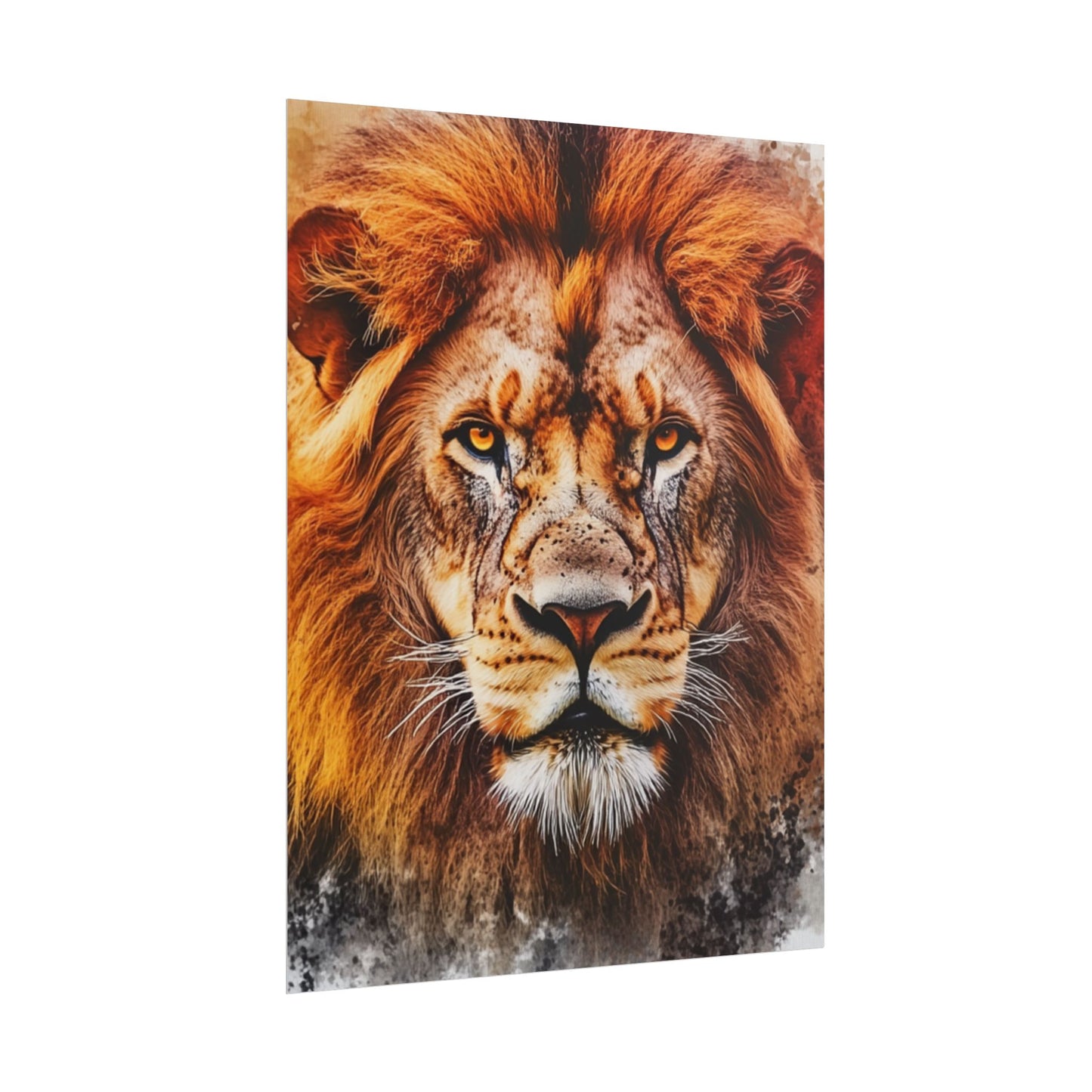 Regal Majesty - Abstract Lion Art Print