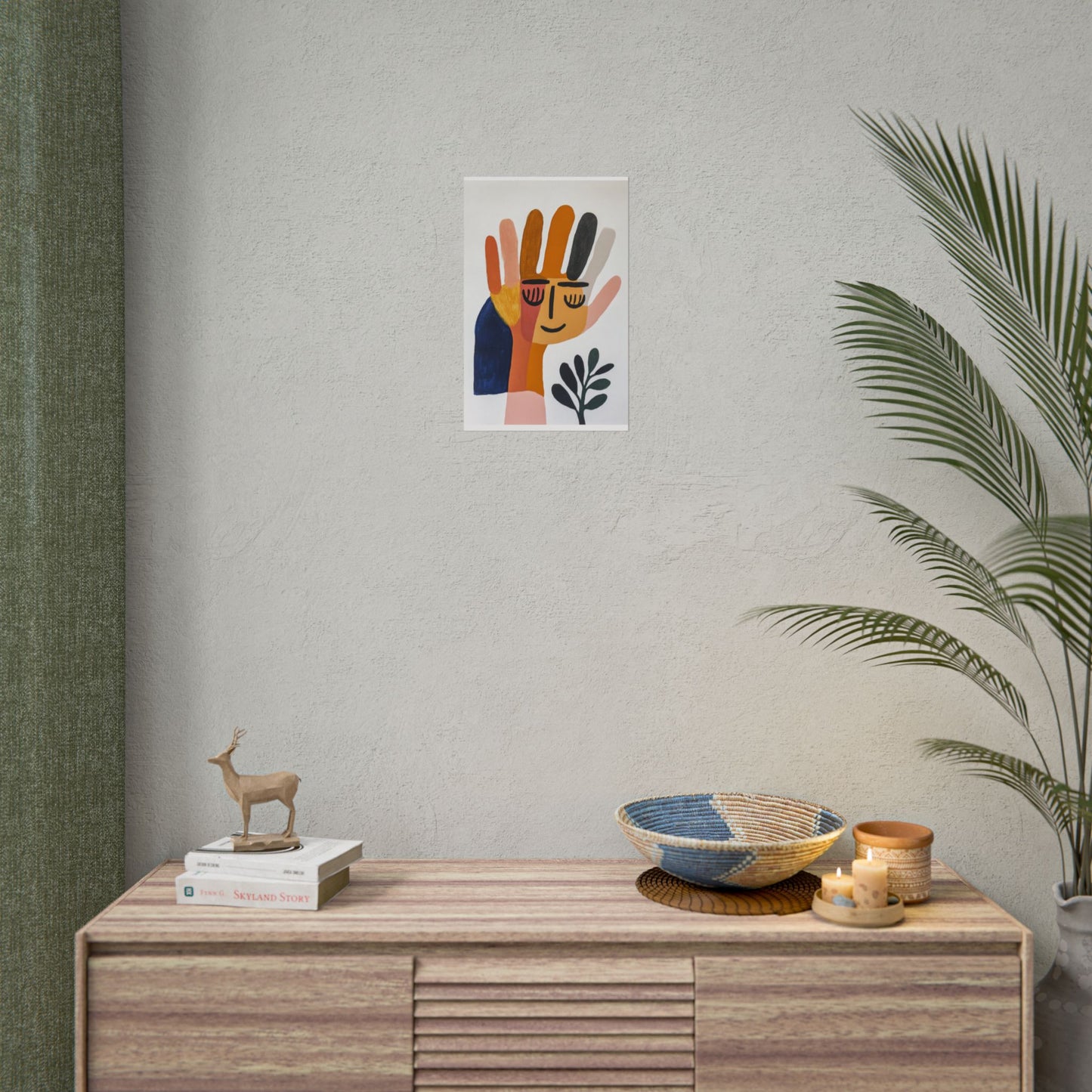 Joyful Hand - Playful Abstract Art Print