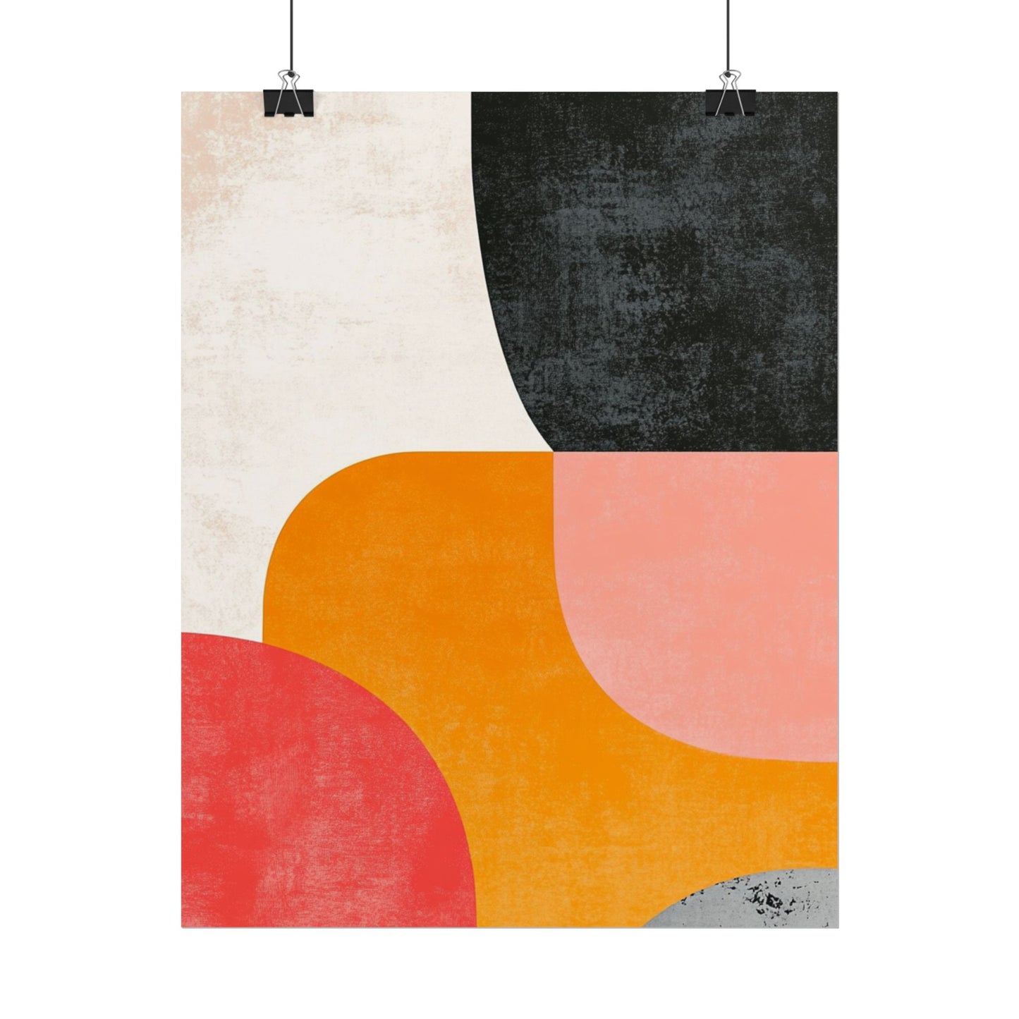 Retro Blocks - Mid-Century Modern Abstract Art Print