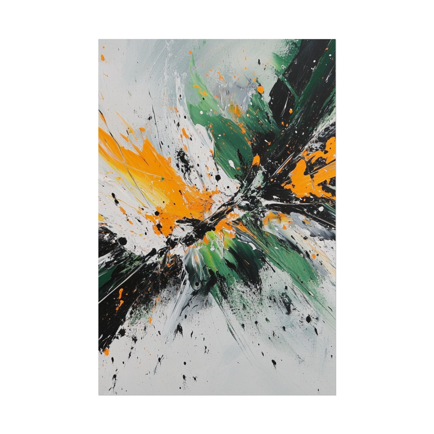 Explosive Energy - Dynamic Abstract Art Print