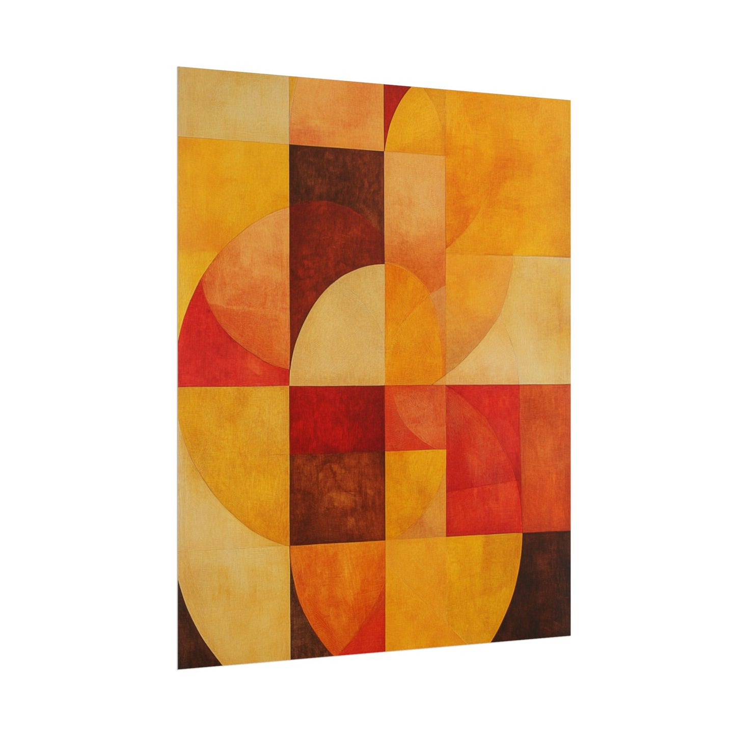 Radiant Harmony - Abstract Geometric Art Print