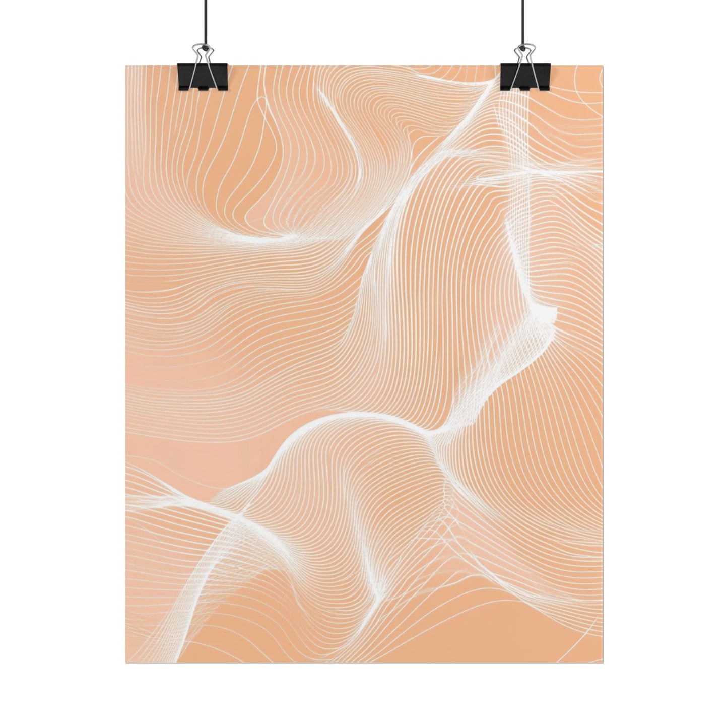 Ethereal Waves - Minimalist Abstract Art Print