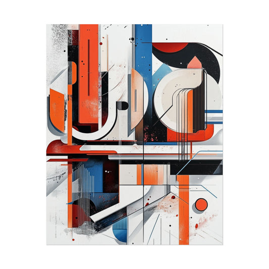 Urban Symphony - Geometric Abstract Art Print