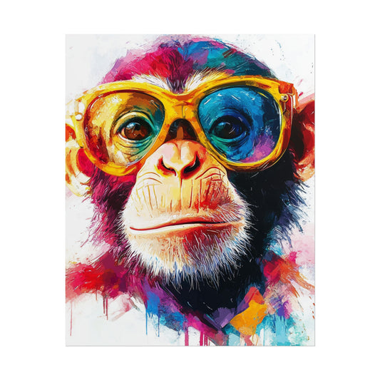 Cool Chimp - Abstract Art with a Splash of Colour