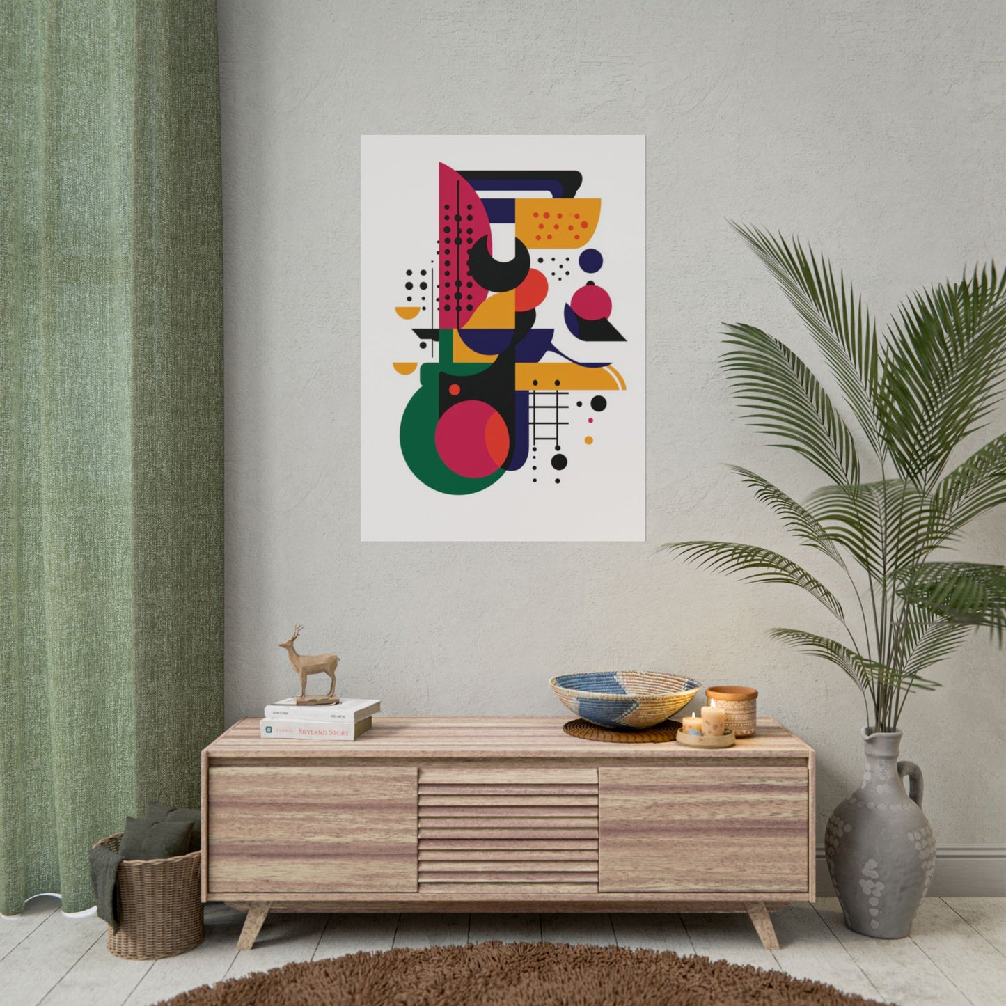 Modern Vibes - Geometric Abstract Art Print