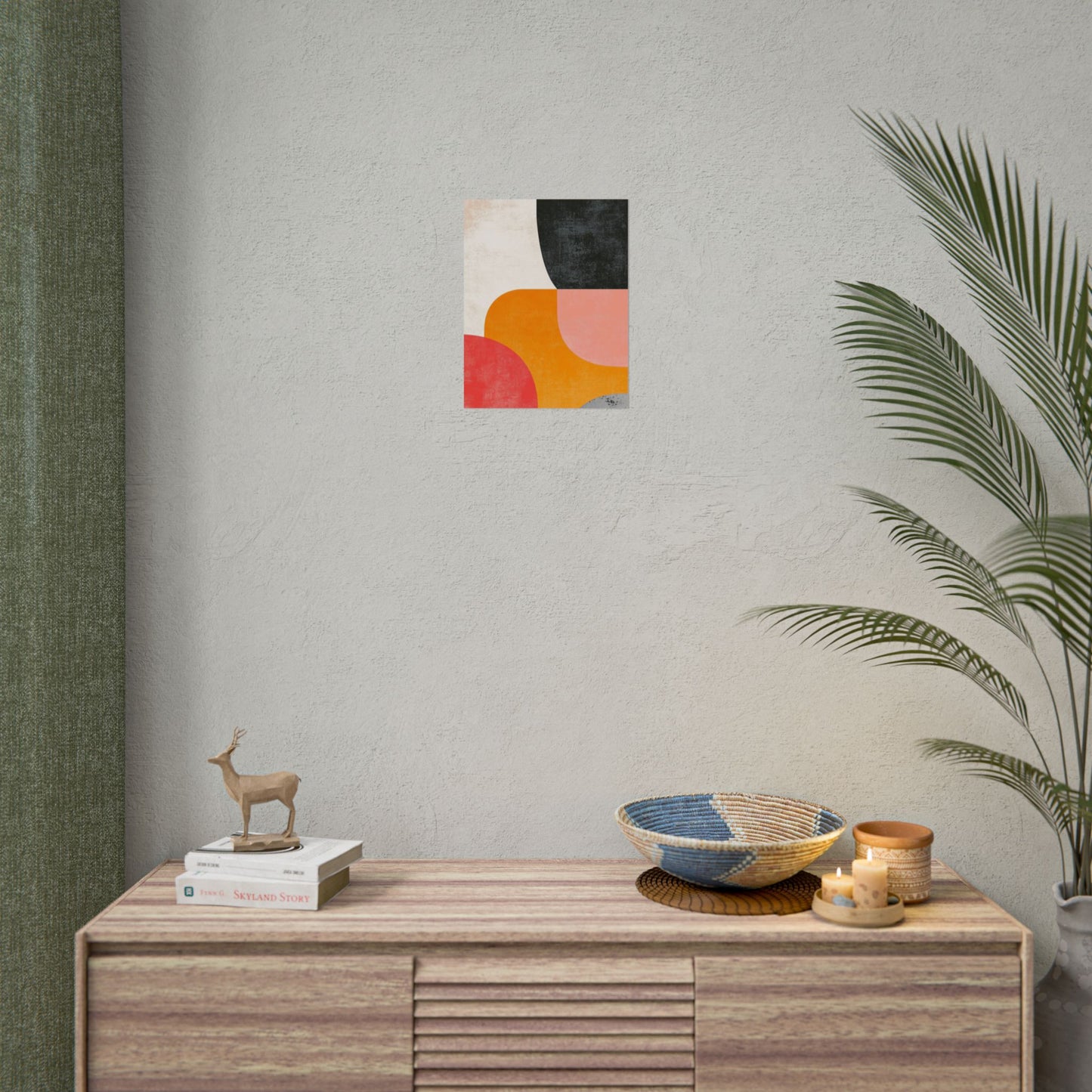 Retro Blocks - Mid-Century Modern Abstract Art Print