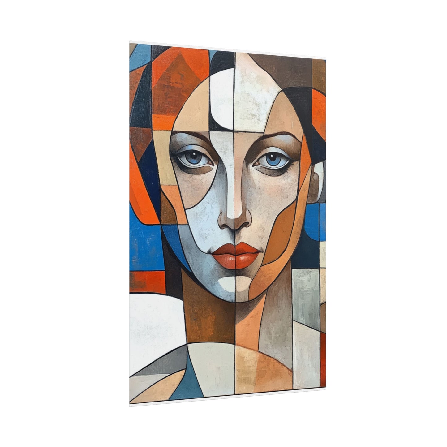 Symmetry in Colours - Abstract Portrait Art Print