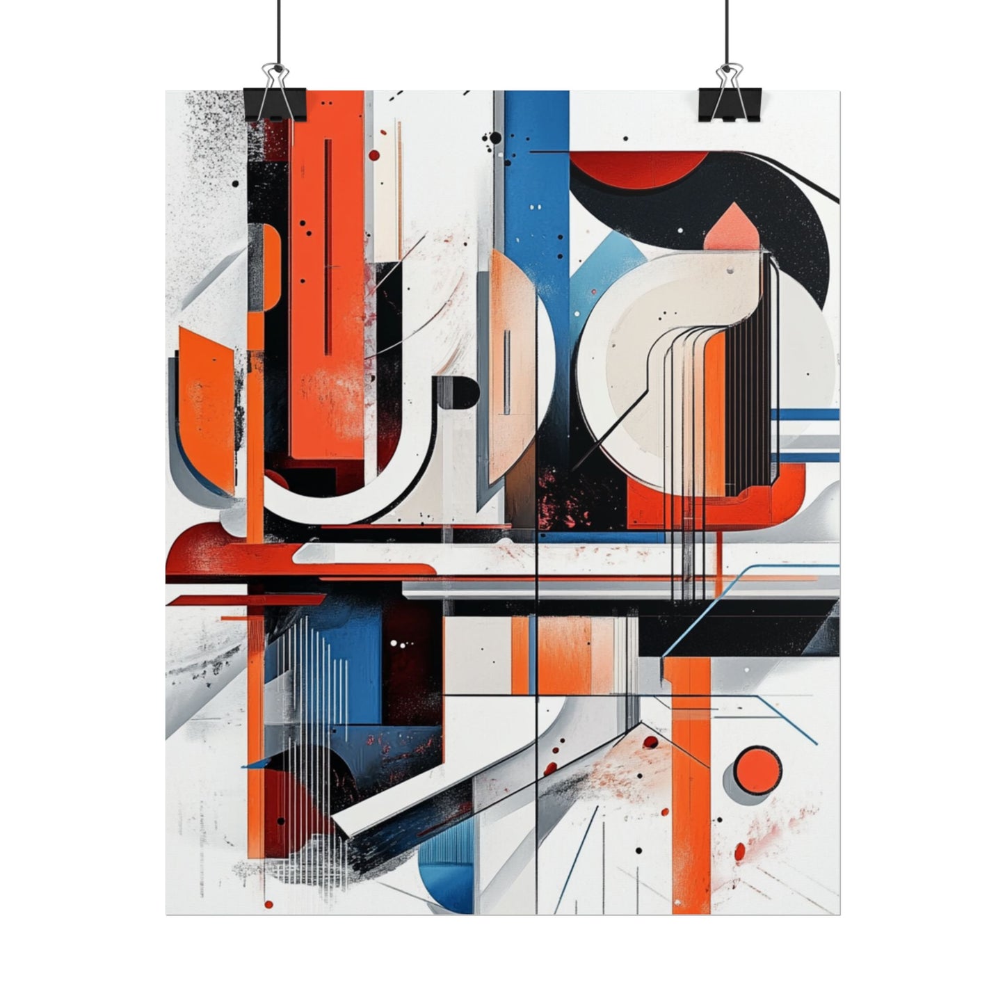 Urban Symphony - Geometric Abstract Art Print